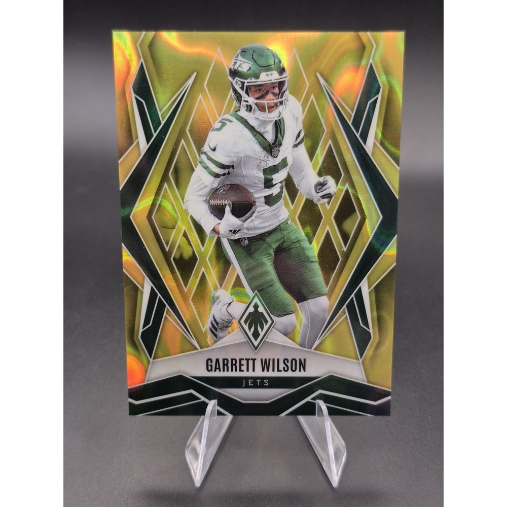 2025 Phoenix Garrett Wilson #52 Yellow Lava /125 New York Jets
